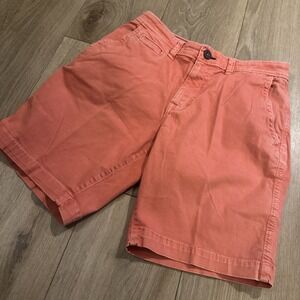 American‎ Eagle Active Flex Coral Classic Preppy Khaki Shorts - Men's 28